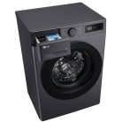 LG F2WR508SBM elöltöltős mosógép 8 kg antracit 1200 rpm
