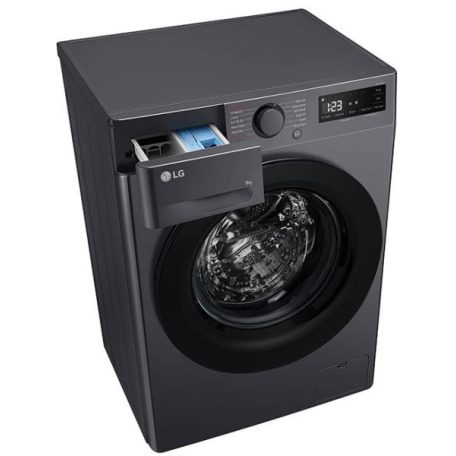 LG F2WR508SBM elöltöltős mosógép 8 kg antracit 1200 rpm