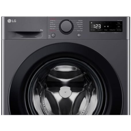 LG F2WR508SBM elöltöltős mosógép 8 kg antracit 1200 rpm