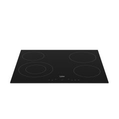   Beko HIC 64402 T beépíthető kerámia főzőlap 4 zónás 6,7 kW fekete