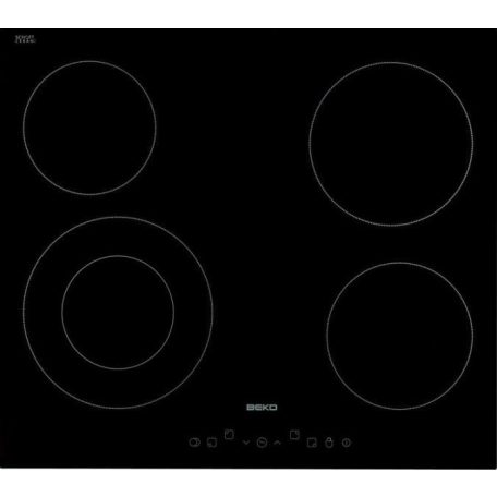 Beko HIC 64402 T beépíthető kerámia főzőlap 4 zónás 6,7 kW fekete