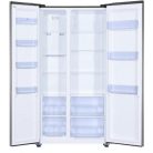 Hausmeister HM3300E Side-by-Side hűtőszekrény 516L E energiaosztály szürke