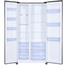   Hausmeister HM3300E Side-by-Side hűtőszekrény 516L E energiaosztály szürke